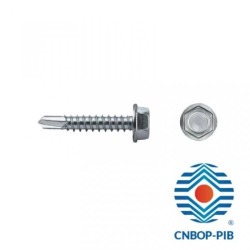 Wkręt samowiercący do blachy/stali 4,8x19mm z łbem sześciokątnym 948197504K 250 szt.