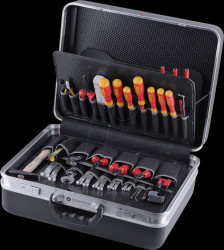 6600 TELECOM tool case, 124 pieces