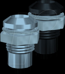 SMQ1089 Installation socket, 5 mm, external reflector, chrome