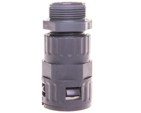 Dławnica do węża osłonowego PG21 IP68 SILVYN KLICK-GPZ 21 szara 61801160 /10 szt./