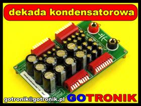 Dekada kondensatorowa 1uF - 10mF