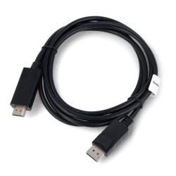 Przewód DisplayPort - HDMI - 1,8m - Lanberg CA-DPHD-11CC-0018-BK