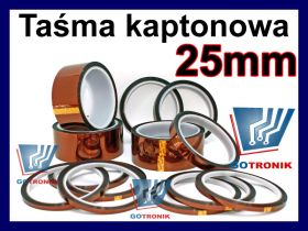 Taśma kaptonowa szerokość 25mm