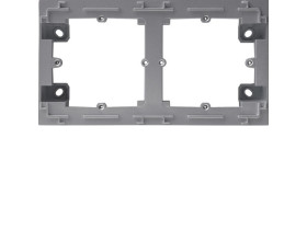 LUMINA INTENSE Adapter natynkowy podwójny srebrny WL5822 HAGER