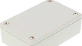 ABS enclosure, (L x W x H) 84 x 56 x 23 mm, light gray (RAL 7035), IP54, 1591XXMGY