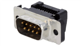 D-Sub 9-Pin Wtyk Męskie Na Taśmę Idc Rozmiar 1 (De) 1658613-4