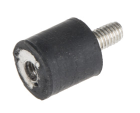 Podstawka antywibracyjna M3 średnica 8mm wysokość całkowita 14mm Cylinder męski-żeński wysokość stopki 8mm