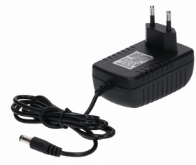 Zasilacz led gniazdkowy 24V 24W 5.5/2.5 czarny