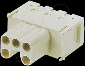 09 14 005 2716 ES module female insert, 5-pin 16A