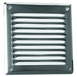 Osłona wentylatora z siatką 175x175mm chrom WPF908CHR