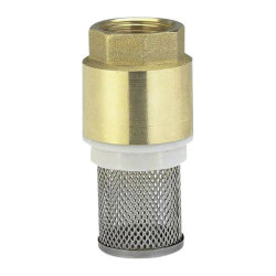 GARDENA 07221-20 Foot Valve Brass G1 Vertical/Horizontal Use