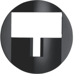 KNX e/s R.x/R.classic/1930 Płytka czołowa do modułu czuj. ruchu KNX, czarny poł. 80960465