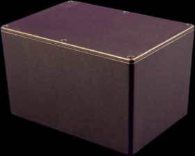 Aluminum die cast enclosure, (L x W x H) 171 x 121 x 101 mm, black (RAL 9005), IP54, 1550FBK