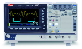 Oscyloskop 100MHz RS PRO Stacjonarny Cyfrowy CAT I 300V IDS1104B USB