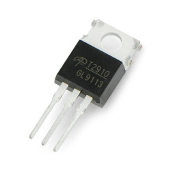 Tranzystor N-MOSFET T2910 100V/21A - THT - TO220