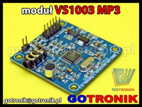 Moduł sprzętowego odtwarzacza MP3 VS1003 VLSI