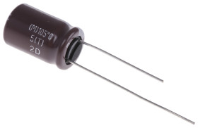 Kondensator 22μF 250V dc Radialny, Otwór przelotowy CHEMI-CON roztaw: 5mm 10 (Dia.) x 16mm