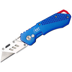 RST RSX336B Aluminium Blue Folding Knife