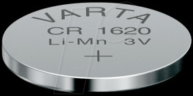 6620101401 Varta button cell battery, 3 V, 70 mAh, 16x2.0 mm