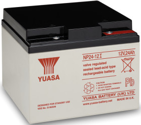 NP24-12I YUASA AGM battery, 24 Ah, 12 V, VdS