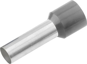 Cimco 187020 Końcówka rurkowa 4 mm² z częściową izolacją szary 100 szt.