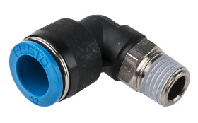 Złączka pneumatyczna R 1/4 męskie Wciskane 12 mm Festo Adapter gwintowany kolankowy R 1/4 męskie