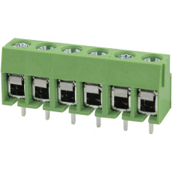 DEGSON DG126-5.0-03P-14-00AH-1 Screw Terminal 2mm&#xB2; 3 Pins Green 1pc
