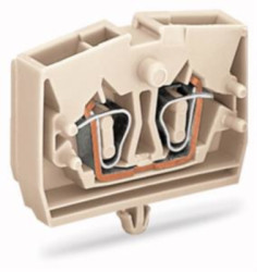 2-wire terminal Ex e II, 1 pole, 0.08-2.5 mm², AWG 28-12, straight, 23 A, 690 V, spring-cage connection, 264-180