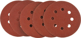 Krążki ścierne 125 mm K40 z otworami 63H204 /5 szt./