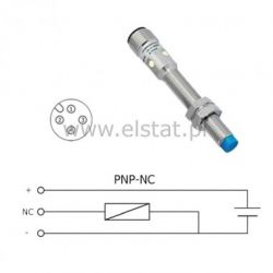 Czujnik indukcyjny LR08BN04DPCY-E2 ( PNP, NC, M12)