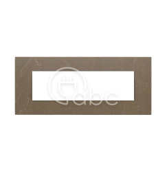 Ramka ozdobna 7M kamionka marmurowa kawowy brąz, 22657.52