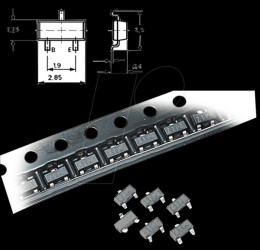 BZX84-C5V6,215 SMD zener diode, 5.6 V, 5 %, 0.25 W, SOT-23