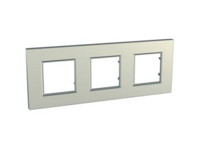 UNICA QUADRO Ramka 3 potrójna titanium MGU6.706.57 SCHNEIDER ELECTRIC