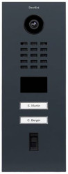 DoorBird D2102FV Wideodomofon IP LAN Jednostka zewnętrzna stali szlachetnej, RAL 7016 (jedwab matowy)