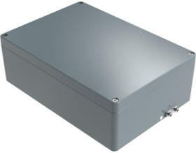 Aluminum EX enclosure, (L x W x H) 330 x 230 x 111 mm, gray (RAL 7001), IP66, 252333110