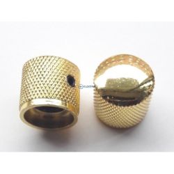 gałka 18mm oś 6mm metal złota