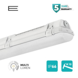Oprawa Hermetyczna LED PRIMA VALUE MultiLumen 14,6W (13W, 11W, 9W) 2040lm 140lm/W 61,5cm 4000K IP66 IK10, 5 lat gwarancji