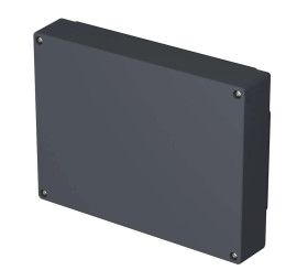 Bopla FD 2000 (19002800) - przednia bez wgłębienia pokrywa z uszczelką obudowy CombiCard 1000-3000 (184 x 138 x 34 mm)