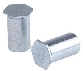 Kołek dystansowy, Stalowe, Powlekane cynkiem, M3, średnica otworu: 5.4mm