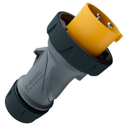 Złącze przemysłowe - zasilające 16A Wtyczka 110 V 3P MENNEKES Szary, żółty IP67, IP69