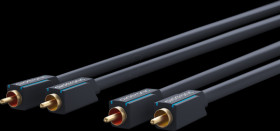 70377 Cinch cable, 2x Cinch plug, 1,0 m