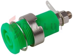 Gniazdo panelowe bezp. 4mm GLP301-GN 32A CAT II 1000V