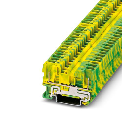 Listwa zaciskowa uziemienia 28 - 10 AWG żyły: 2 Zielony/żółty Wtykowe, sprężyna klatkowa Phoenix Contact