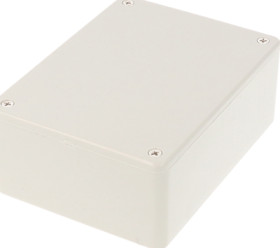 ABS enclosure, (L x W x H) 110 x 82 x 44 mm, light gray (RAL 7035), IP54, 1591SSGY