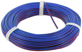 econ connect KZL2X014RTBL25 Przewód linka 2 x 0.14 mm² czerwony, niebieski 25 m