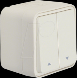 30753522 Jalousie-Serienschalter 1-polig mit Symbol Pfeile AP W.1 weiß