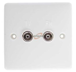 GNIAZDO ABONENCKIE TV+FM PODTYNKOWE LX-YB60