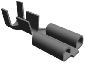 Konektor płaski Żeński 4.75 x 0.51mm długość 0.585cal Izolacja: Nieizolowane Cyna
