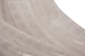 Wężyk ochronny spiralny WSN 6 transparentny E01WS-01010100250 /10m/