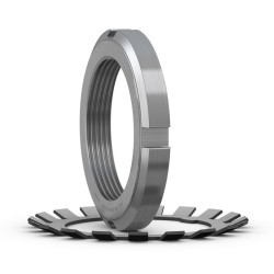 Zespół łożyska, Nakrętka zabezpieczająca łożyska